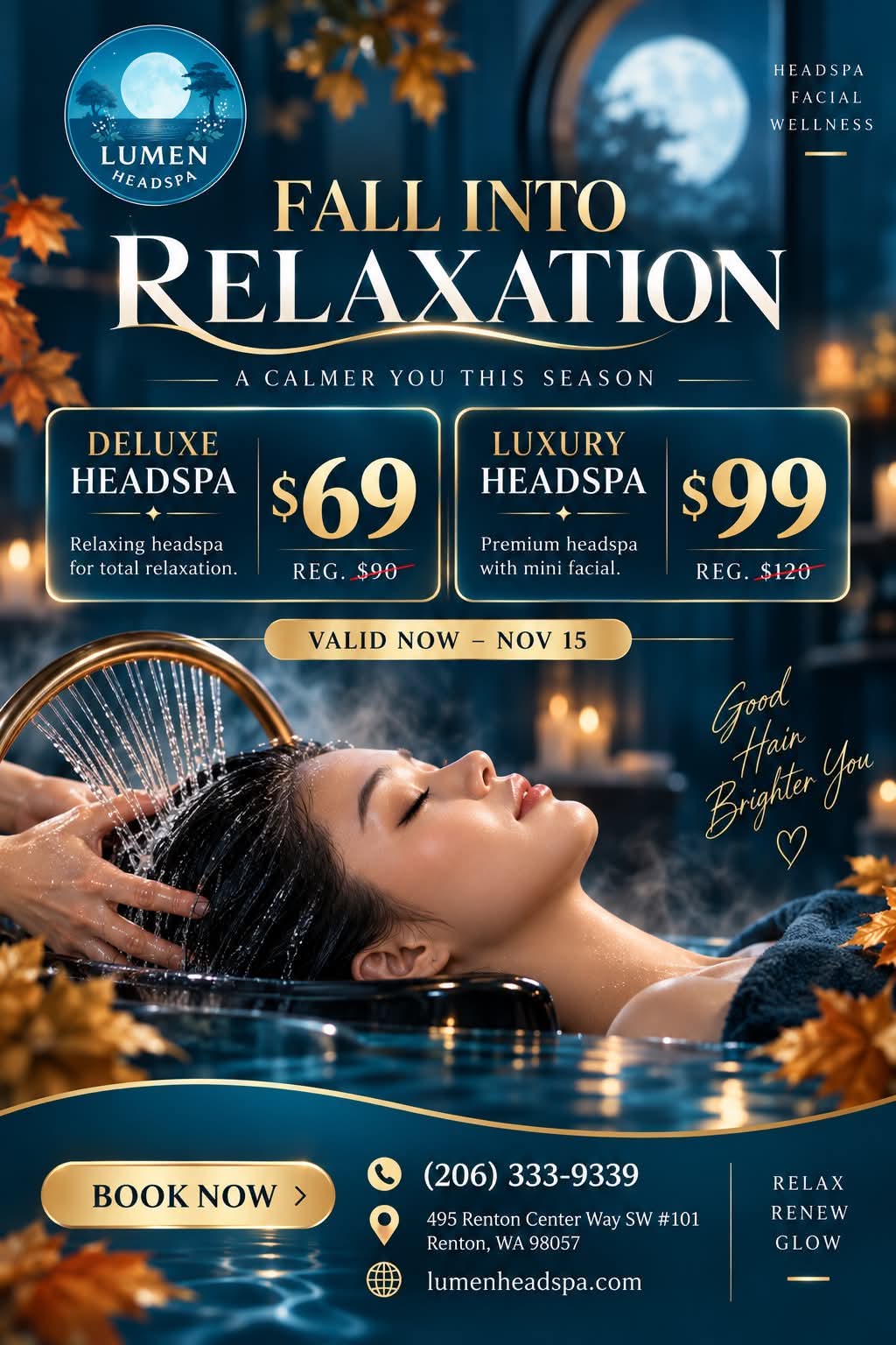 Lumen Headspa September Promotion